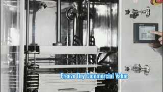 산업용 동결 건조기 100KG 최대 선반