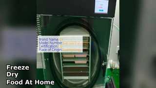 가정용 동결건조기는 음식을 오래 보존합니다.