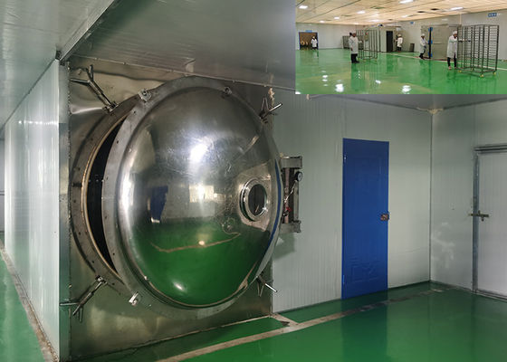 1000kg/batch PLC 원격 제어 장치로 큰 진공 냉동 건조기