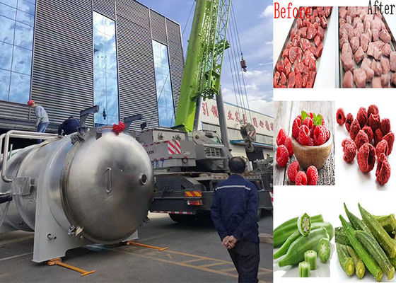 PLC 제어 진공 식품 건조기 건조 시간 18-24 시간 200Kg/배치