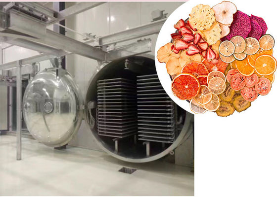 모유 식품 진공 냉동 건조기 400kg/전차 전기 난방