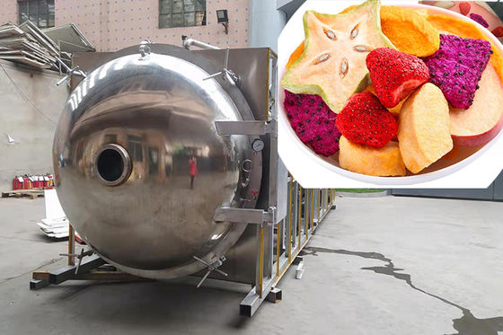PLC 제어 산업 냉동 건조기 식용 꽃 500kg/배치