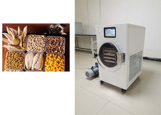 콤팩트 스테인리스 스틸 냉동 건조기 1600W 90kg 무게 19~23 시간 냉동 건조 주기