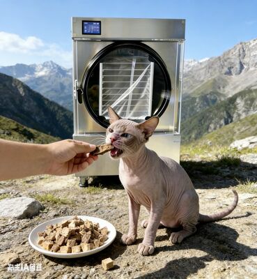 집에서 바로 수확하세요. 건강하고 맛있는 음식을 25년 동안 97%의 영양과 맛을 저장할 수 있는 작은 냉동 건조기를 소유하세요.
