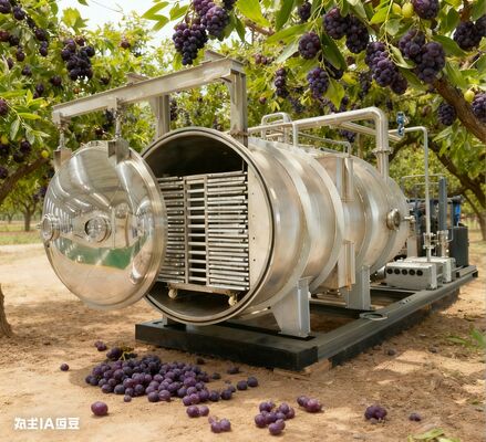 새로운 수익원 확보: 스테인리스 스틸 내구성, PLC 정밀도 및 25년 수명 보장 결과를 갖춘 대량 생산용 중장비 100-200KG 동결 건조기.