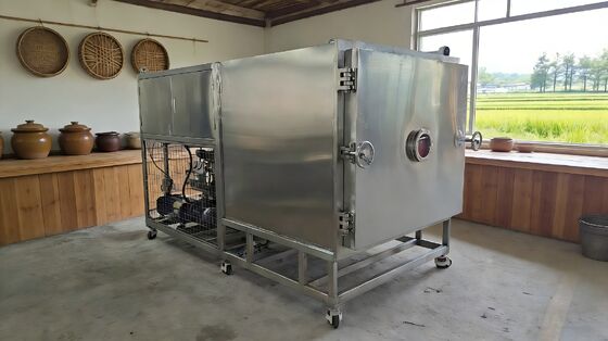 건조 시간 20 ~ 24 시간 최적의 건조를 위해 안정적인 진공 및 온도 조절을 제공하는 진공 냉동 건조 기계