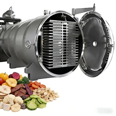 220V380V3PH 산업용 동결 건조기 (BITZER 또는 Leybold 냉동 장치 및 전기 가열 시스템 포함, 건조 보장)