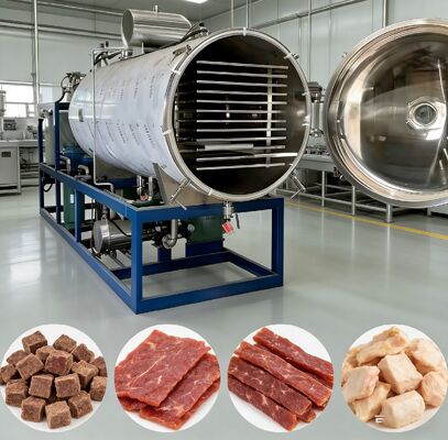 1000kg 배치 산업용 동결 건조기 전기 가열 시스템 200KW 정격 전력, 제약, 식품 및 화학 동결 건조 공정에 이상적