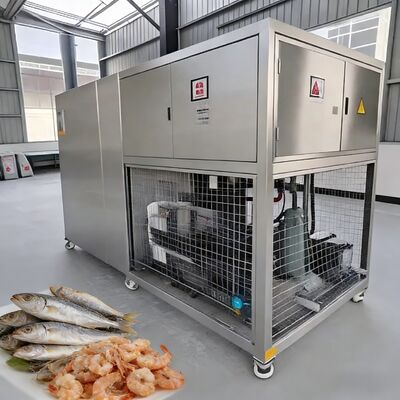 35KW 설치 식품 진공 동결 건조기 배치당 100kg 용량 진공도 10Pa 이하 동결 건조용 설계