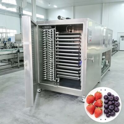 챔버 크기 12700 2600 3300mm PLC 제어 시스템 및 건조 시간 20 ~ 24시간을 포함한 산업 냉동 건조기 작동을 위해 설계