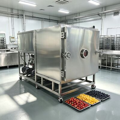 PLC 제어 야채 동결 건조기 1600Kg 대용량 기계 상업용 야채 보존 공정에 이상적