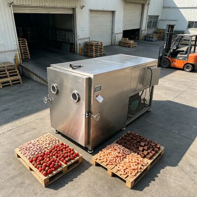 전기 난방 실리콘 채소 냉각 건조기 10KwH 전력 소비 및 냉각 건조용 챔버 크기 180017001300mm